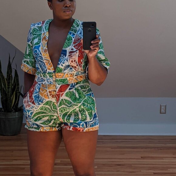FARM Rio Pants - Farm Rio Tropical Jumpsuit SIZE LARGE